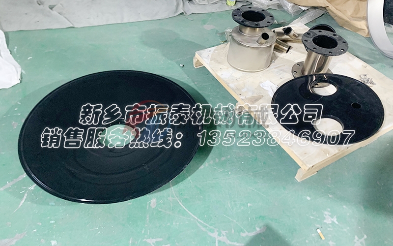 有機鍺粉內噴特氟龍振動篩內部結構
