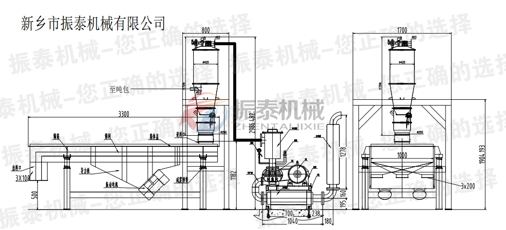 尿素真空上料機(jī)圖紙方案